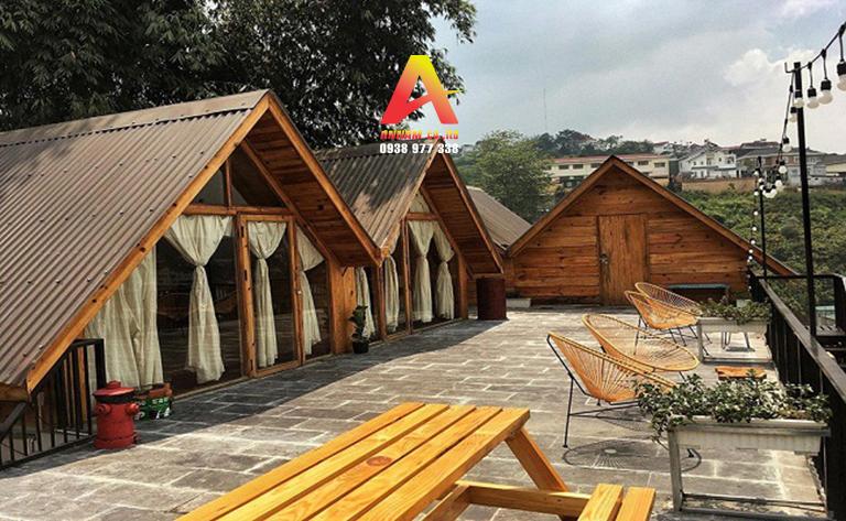 Mẫu nhà gỗ homestay lắp ghép đẹp ngất ngây đơn vị thi công nhà lắp ghép